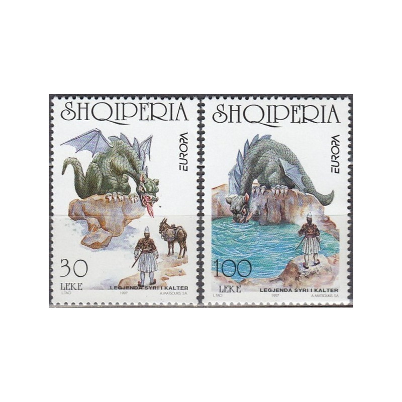 Albania stamps (1997) for sale. Tales and legends