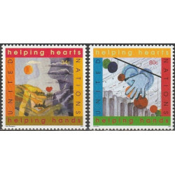 Jungtinių Tautų pašto ženklai (2001). Tarptautiniai savanorių metai