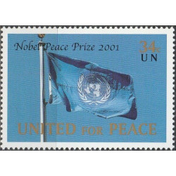 United Nations stamps (2001) for sale. Nobel Peace Prize