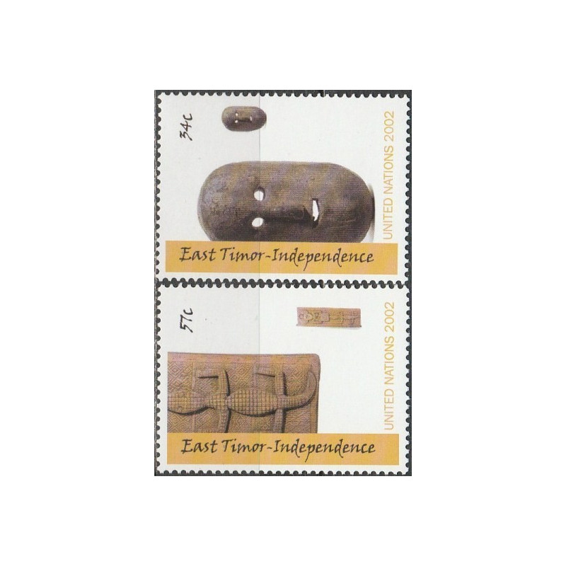 United Nations stamps (2002) for sale. Cultural heritage of East Timor