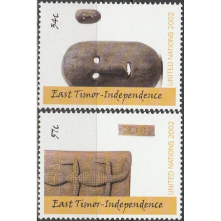 Jungtinių Tautų pašto ženklai (2002). Rytų Timoro kutūros paveldas