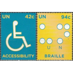 United Nations stamps (2008) for sale. Rights of Persons with Disabilities