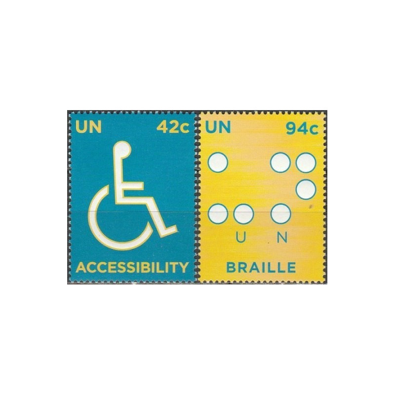 United Nations stamps (2008) for sale. Rights of Persons with Disabilities