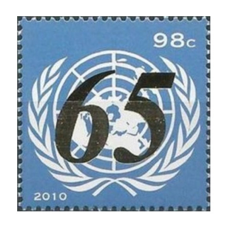 United Nations stamps (2010) for sale. United Nations anniversary