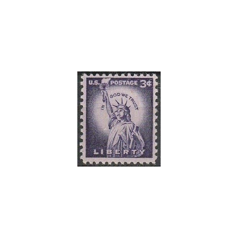 JAV pašto ženklai (1954). Laisvės statula