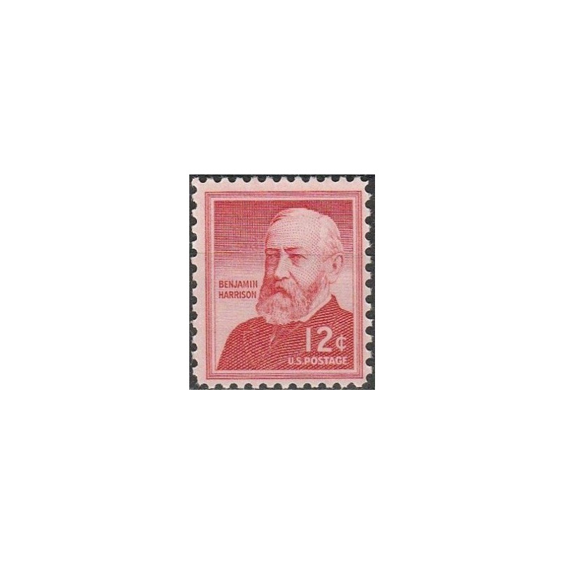 United States stamps (1954) for sale. Benjamin Harrison