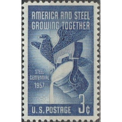 United States stamps (1957) for sale. Steel industry