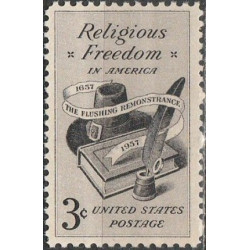 United States stamps (1957) for sale. Religious freedom