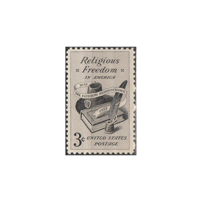 JAV pašto ženklai (1957). Religinė laisvė
