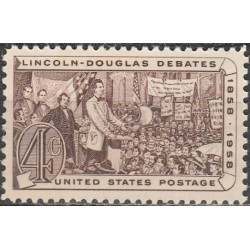 United States stamps (1958) for sale. Lincoln-Douglas debates