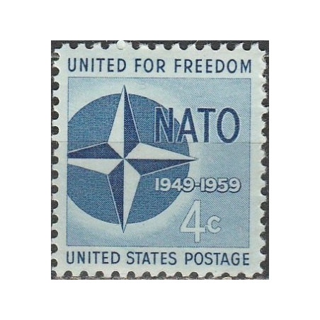 JAV pašto ženklai (1959). NATO