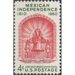 United States stamps (1960) for sale. National independence of Mexico