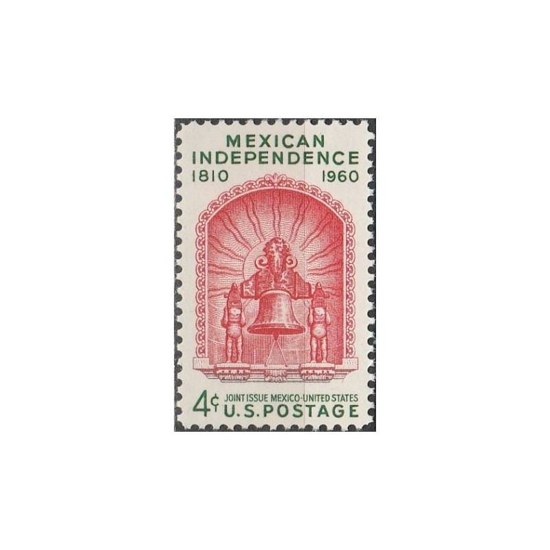 United States stamps (1960) for sale. National independence of Mexico