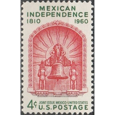 United States stamps (1960) for sale. National independence of Mexico