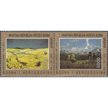 Bosnija ir Hercegovina 1993. Šiuolaikinis menas: paveikslai