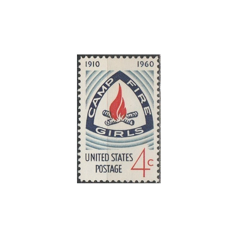 United States stamps (1960) for sale. Camp Fire Girls