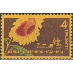 JAV pašto ženklai (1961). Kanzaso valstija