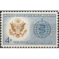 JAV pašto ženklai (1962). Kampanija prieš maliariją