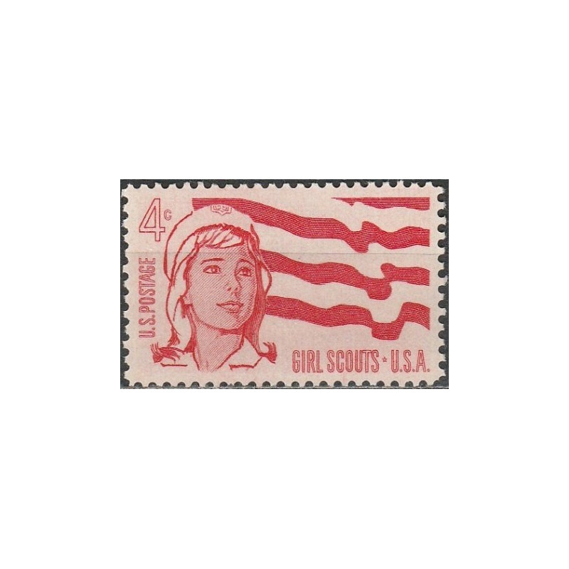 United States stamps (1962) for sale. Girl Scouts