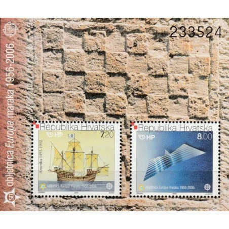 Kroatija 2005. Europa jubiliejus (Kolumbo laivas, aviacija)