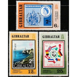 Gibraltaro pašto ženklai (1977). Kraštovaizdžiai
