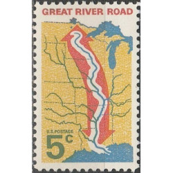 United States stamps (1966) for sale. Great River Road