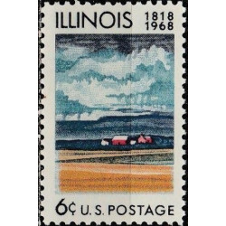 United States stamps (1968) for sale. Illinois statehood