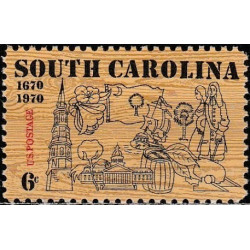 United States stamps (1970) for sale. South Carolina statehood
