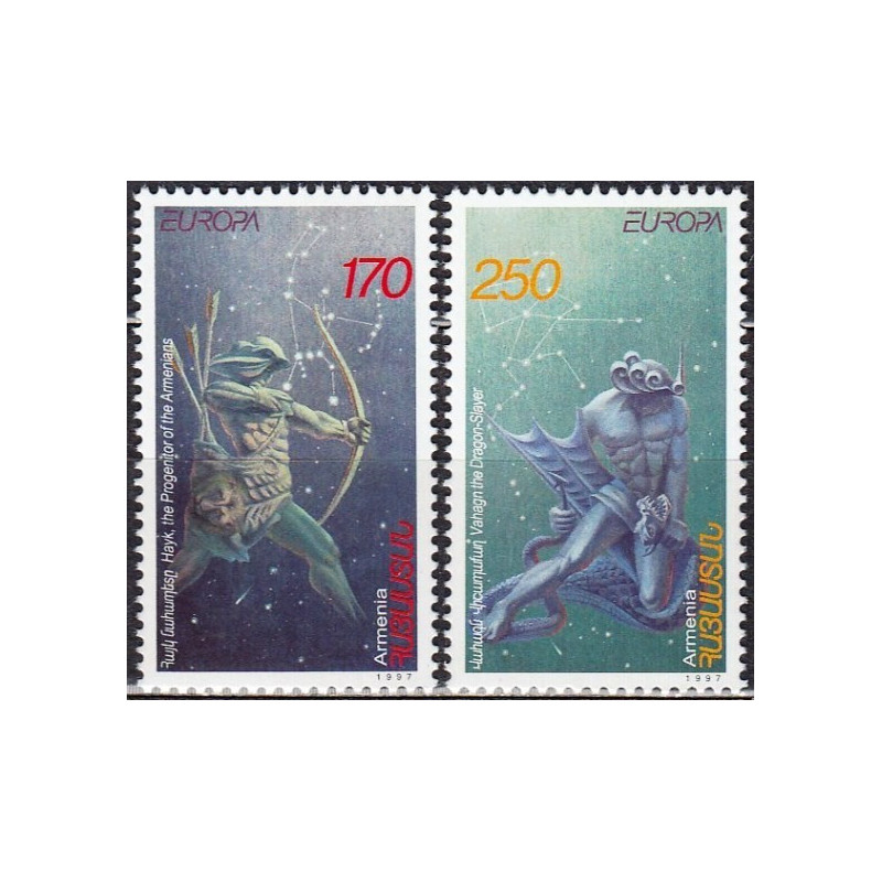 Armėnijos pašto ženklai (1997). Sakmės ir legendos