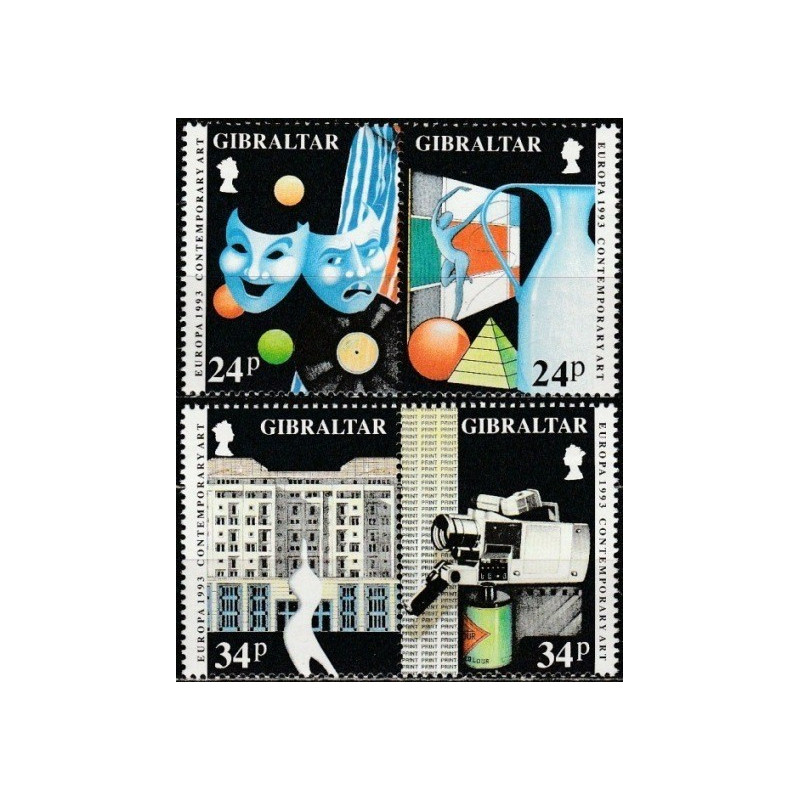 Gibraltar stamps (1993) for sale. Contemporary art