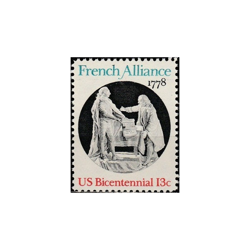 JAV pašto ženklai (1978). Amerikos revoliucija (Prancūzijos parama)
