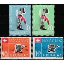 Urugvajaus pašto ženklai (1962). Šveicarijos imigrantų bendruomenė