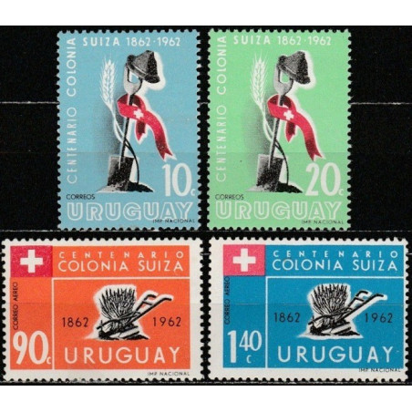 Urugvajaus pašto ženklai (1962). Šveicarijos imigrantų bendruomenė
