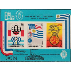 Uruguay 1975. Events (Olympic Games, FIFA cup, UPU centenary, US independence)