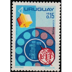 Uruguay stamps (1976) for sale. Centenary of telephone