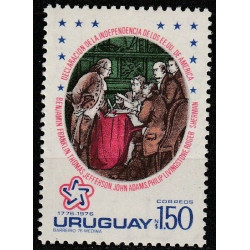 Urugvajaus pašto ženklai (1976). Amerikos revoliucija