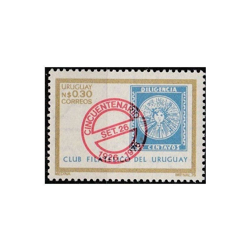 Uruguay stamps (1976) for sale. Stamps on stamps