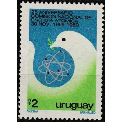 Uruguay stamps (1981) for sale. Nuclear power