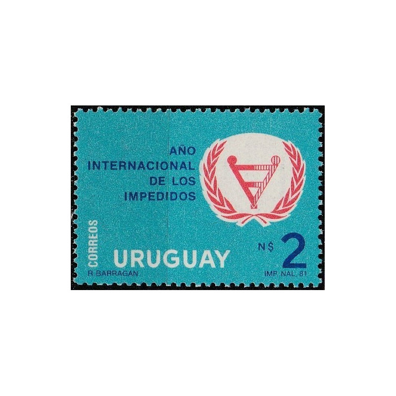 Urugvajaus pašto ženklai (1981). Neįgalumas