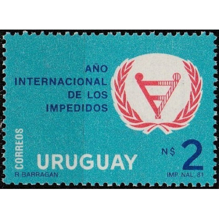 Urugvajaus pašto ženklai (1981). Neįgalumas