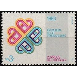 Urugvajaus pašto ženklai (1983). Tarptautiniai telekomunikacijų metai
