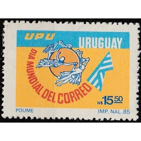 Urugvajaus pašto ženklai (1986). Pasaulinė pašto sąjunga