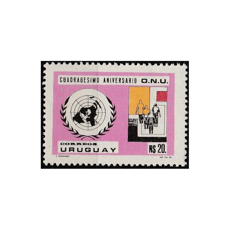 Uruguay stamps (1986) for sale. United Nations