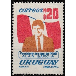 Uruguay stamps (1986) for sale. State leaders