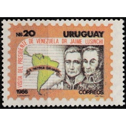 Urugvajaus pašto ženklai (1986). Nacionaliniai veikėjai