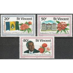 Sent Vinsento ir Grenadinų pašto ženklai (1979). Nacionalinė nepriklausomybė