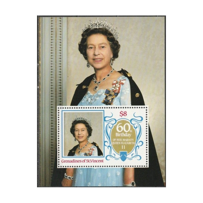 St.Vincent and Grenadines stamps (1986) for sale.Vincent and Grenadines 1986. Royal families