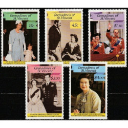 Sent Vinsento ir Grenadinų pašto ženklai (1987). Karališkosios šeimos
