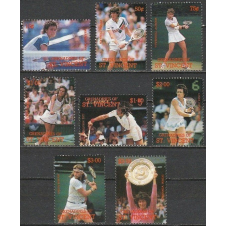 St.Vincent and Grenadines stamps (1988) for sale.Vincent and Grenadines 1988. Tennis