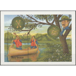 Sent Vinsento ir Grenadinų pašto ženklai (1989). Skautai